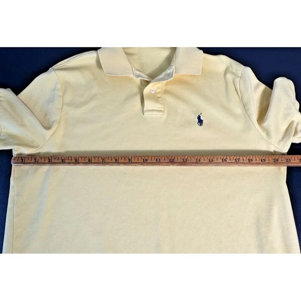 Polo Ralph Lauren Blue Label‎ Beekman Yellow Polo Mens Medium